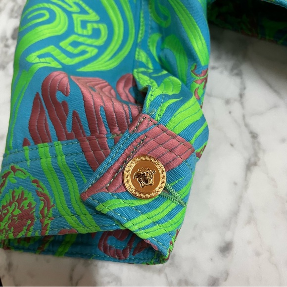 NWT | Versace Medusa Music All Over Denim Jacket - Picture 6 of 13